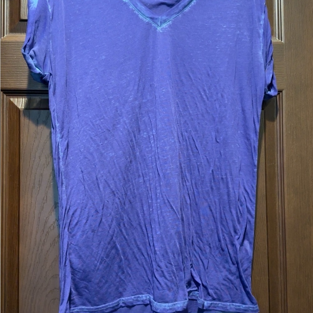 Purple V-Neck T-Shirt